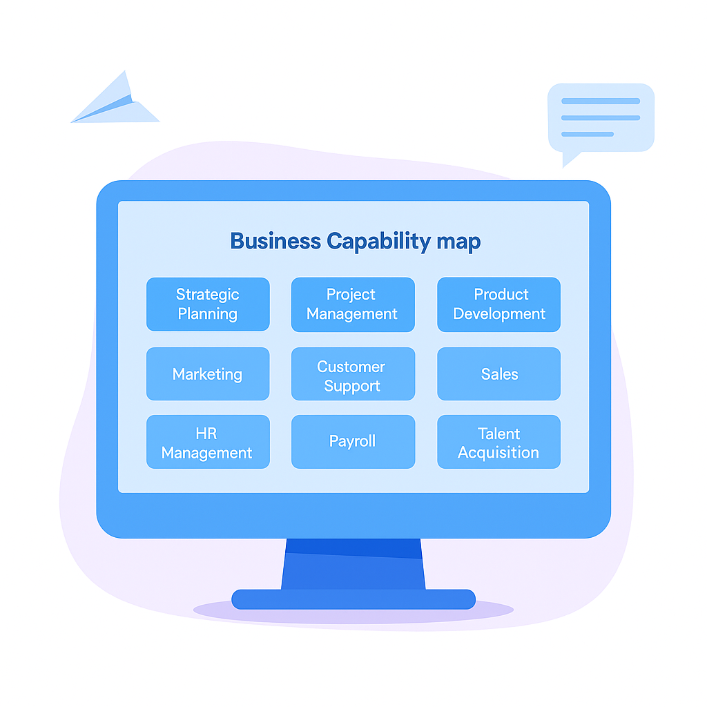 Business Capability Map Illustration
